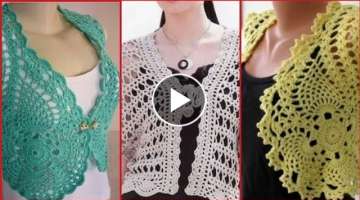 Stunning And Elegant Crochet /Lace Bolero /Jacket For Girls & Women's
