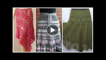 Beautiful and demanding Crochet Knitting Boho Skirts Designe Latest Stylish