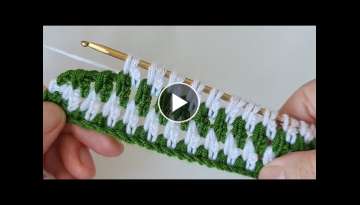 super Tunisian Knitting krochet craf (örgü modeli)