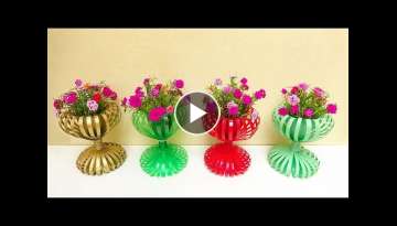 Recycle Plastic Bottles Into Beautiful Lantern Flower Pots For Small Garden | Portulaca Grandiflo...