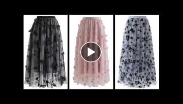 Most demanding Flower Applique Tulle Skirts designs ideas for women 2021 - new ideas collection