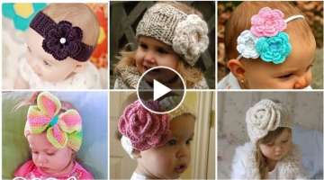 cute and beautiful crochet hair bands design patterns for babies