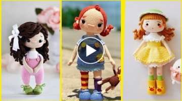 adorable Amigurumi doll eas || handmade crochet dolls design || #crochet #knit #easypaperart