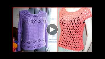Top Stylish Sleek Crochet Top Pattern Designing Ideas /Crochet Dresses