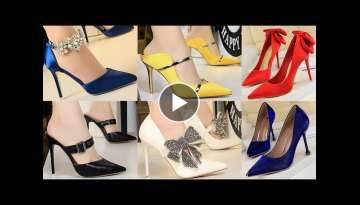 CLASSY OUTSTANDING HEELS & PUMPS COLLECTION || Women Elegant Thin High Heel Pointed Pumps