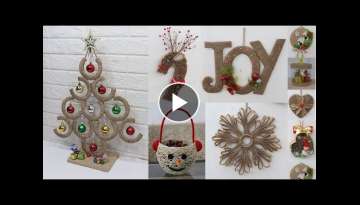 13 Jute craft Christmas decorations ideas | Home decorating ideas