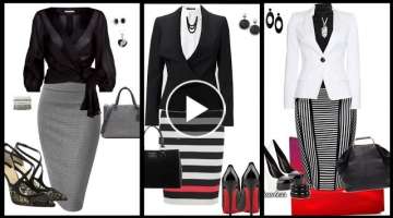 professional office wear work Pencil skirt outfit ideas for business women