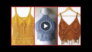 Very Stylish And Gorgeous Crochet Summer Top And Blouse Designs For Women 2020/Summer Dresses