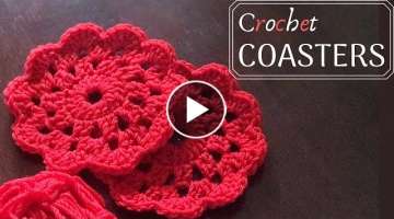Easy Crochet Tea Coasters | Crochet Tutorial video | Step by Step