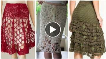Very Impressive And Demanding Crochet Knitting Vintage Lace Skirts Designe Latest