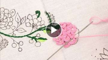 Hand Embroidery: Amazing Embroidery Stitches For Beginners / Stitches For Small Flowers