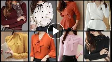 Most Adorable daily use professional blouse designs ideas for business women 2021