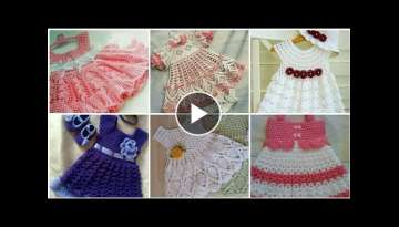 Latest fashion hand knitted crochet lac new born baby dress/toddler baby crochet dress design