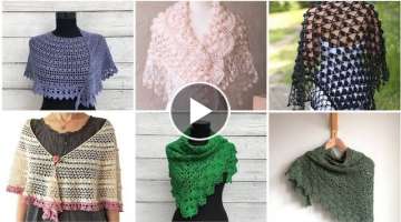 Trendy designer hand made fancy cotton yarn lace flower pattern bridal shawls Boho crochet scarf