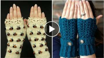 Most demanding women crochet fingerless gloves patterns