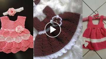 #shortvideoYouTube #Beautiful&stylish crochet handmade baby girls dresses pattern//Baby frocks id...