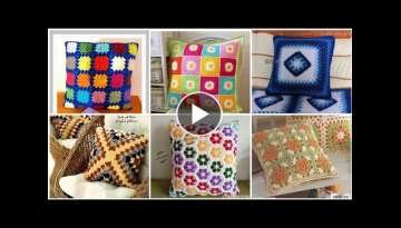 most attractive and stylish crochet granny square pattern cushion designs ideas