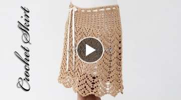Lace skirt crochet pattern