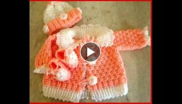 Cotton Hand-Knitted BABY SWEATER - CARDİGAN- VEST Made
