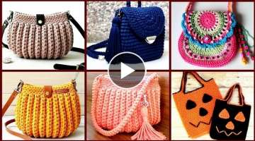 Creative type of crochet bag designs for women