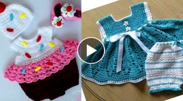 #Shorts, Crochet Gift Dress For New Born Baby,Crochet Baby Dress New Collection 2021, Crochet-Cro...