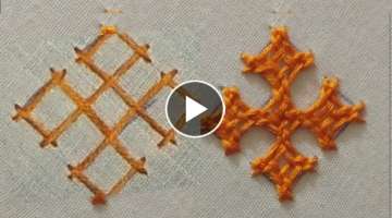 Kutch work - #Method_1 / Gujarati Silai /Stitch/ Sindhi Embroidery Stitch tutorial / Sindhi Taka