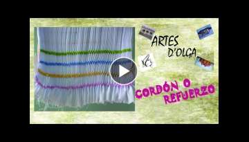 Hand Embroidery - Smocking Stitches: Cable Stitch | Punto Smock: Cordón | Artesd'Olga