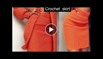 Crochet Pencil Skirt | Crochet Fitting Skirt (All Sizes)
