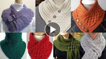 upcoming trend of stylish knitted crochet neck warmer designs patterns for stylish ladies