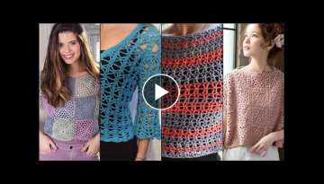 Gorgeous trendy and fabulous crochet Lace net tops designs and ideas