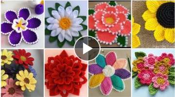 very very attractive crochet flower designs and decorative flowers designs ideas gorgeous collect...