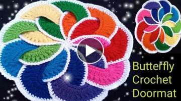 DIY Crochet Doormat क्रोसिया पेदान Knitting Doormat by MCA