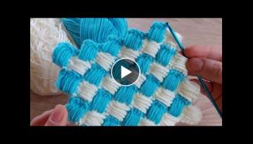 Komşum bu modelden battaniye yaptı tığ işi kolay örgü battaniye yapımı crochet easy knit...