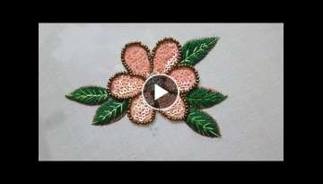 sequence and bead work | hand embroidery | Shehla_kanwal