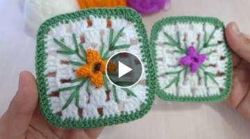 Super Easy Crochet Knitting Pattern ????Çok Gösterişli Tığ İşi Battaniye Yelek Çanta Örg...