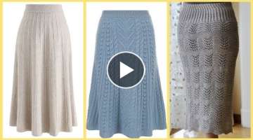 gorgeous Stylish Fashionable crochet skirts knitting patterns for women s