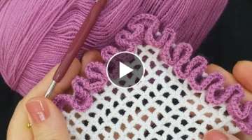 Super Easy Crochet Knitting & Tığ işi Çok kolay bardak altı örgü model