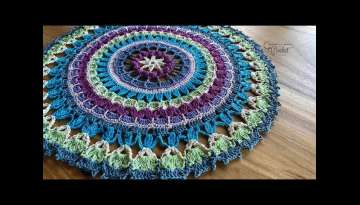 Crochet Mandala Doily Pattern | INTERMEDIATE | The Crochet Crowd