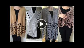 Gorgeous Latest Crochet Cap Shawl designs