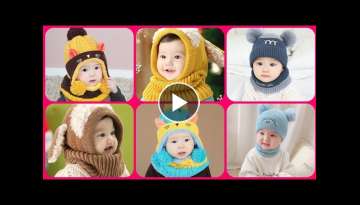 Kids Winter Woolen Cap and Scarf Set || Crochet baby hat 2020 || Woolen cap design