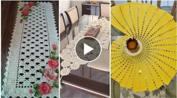 Most stunning and gorgeous design and ideas of crochet table runner patterns design ideas