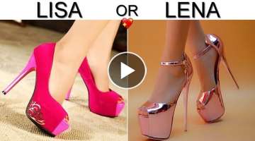 LISA OR LENA ???? [High Heels & Girls Outfits & Mansions Façades] Pinkazina