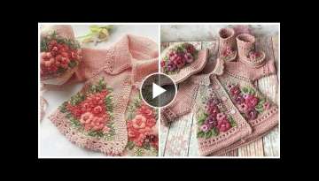 Unique & Creative Crochet #Baby #Dresses #Pattern's/ Best #Crochet #designs