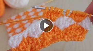 Super Easy Tunisian Crochet - Tunus İşi bu Modele Bayılacaksınız