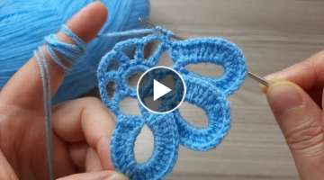 Super Easy Crochet Knitting Motif Model (Knitting Love )???? Çok Kolay Tığ işi Harika Örgü ...