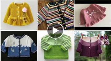 Stunning New Hand Knitting Baby Sweaters Designs Ideas