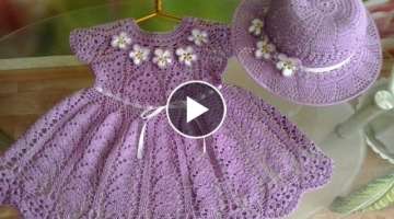 Crochet Patterns| for free |crochet baby dress| 180