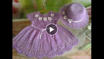 Crochet Patterns| for free |crochet baby dress| 180