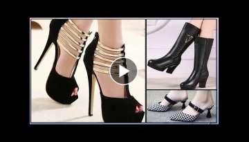Beautiful Black Women Heels, Flats, Shoes and Sandal Designs for Women