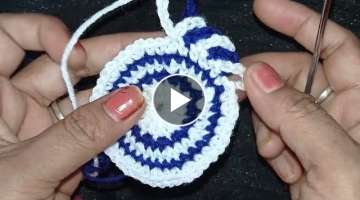 Super easy crochet knitting ☕pot coaster#new design????❤️(नया और खुबसू�...